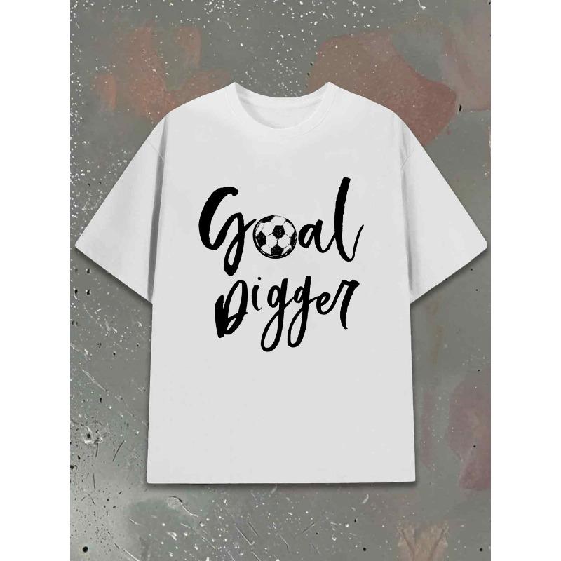 Мужская футболка Goal Digger Soccer с круглым вырезом Белая Элегантные графические футболки Повседневная одежда, Идеально подходит для офиса, свиданий и прогулок Печатные футболки S белый
Мужская футболка Goal Digger Soccer с круглым вырезом Белая Элегантные графические футболки Повседневная одежда, Идеально подходит для офиса, свиданий и прогулок Печатные футболки S белый
