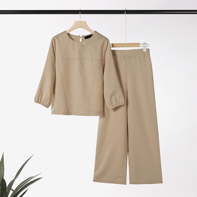 Жіноча блузка з рукавом 3/4 і штани ZANZEA повсякденний костюм-двійка 3XL
Жіноча блузка з рукавом 3/4 і штани ZANZEA повсякденний костюм-двійка 3XL