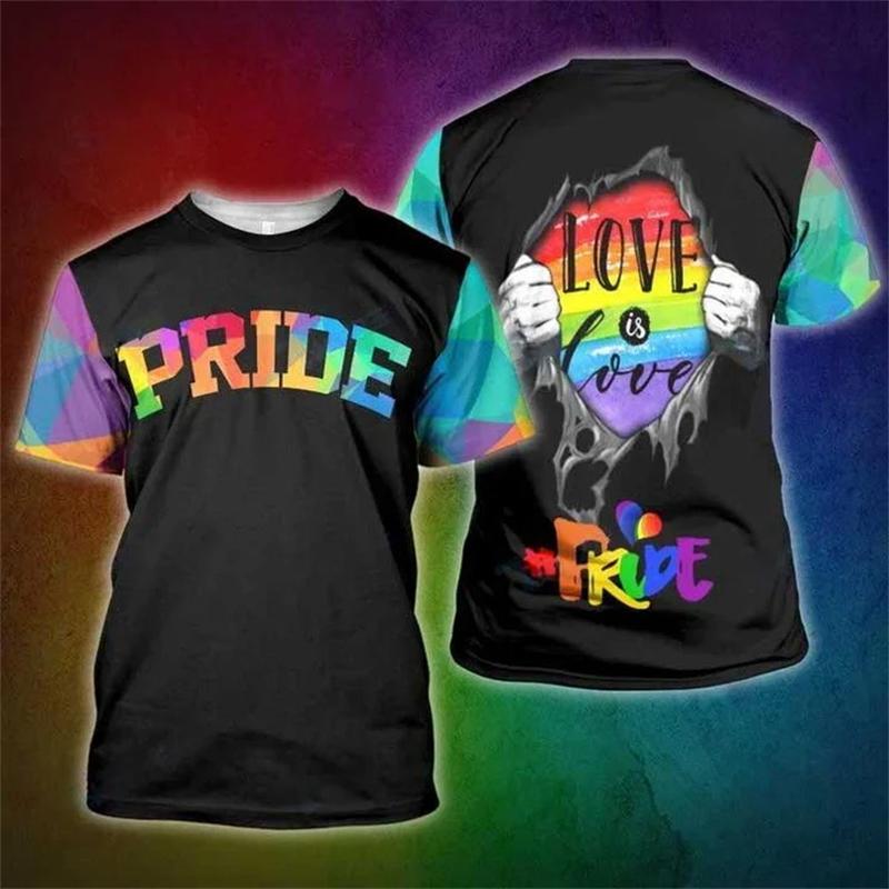 Men s and women s rainbow printed T-shirts, 3D Harajuku Y2K printed T-shirts, summer unisex clothing, oversized fashionable short sleeved T-shirts L
Men s and women s rainbow printed T-shirts, 3D Harajuku Y2K printed T-shirts, summer unisex clothing, oversized fashionable short sleeved T-shirts L