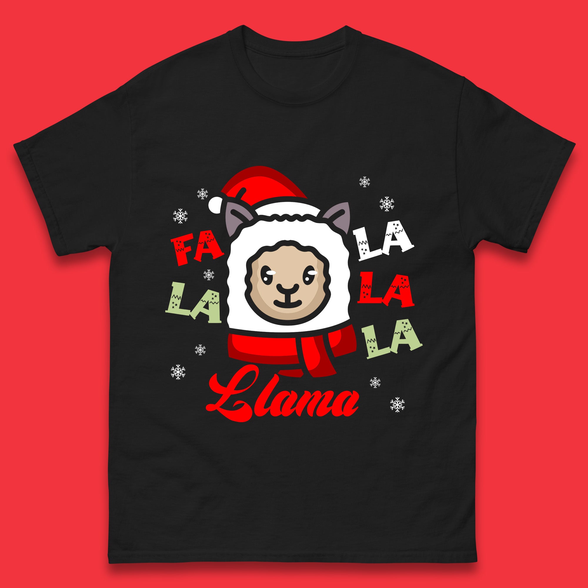Fa La La La Llama Christmas Mens T Shirt Womens Tops Tees 4XL
Fa La La La Llama Christmas Mens T Shirt Womens Tops Tees 4XL