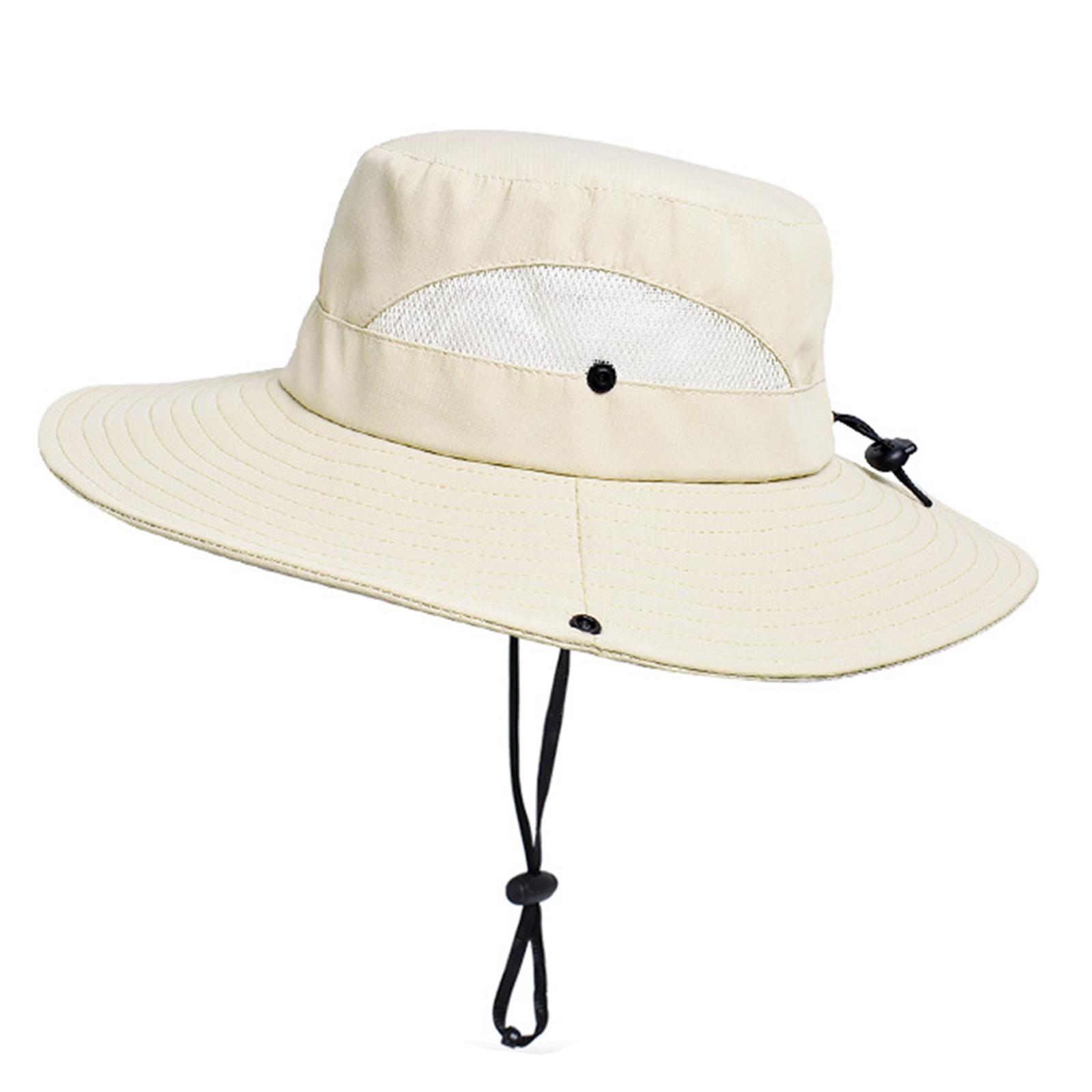 Спортивная шляпа для рыбалки и походов, солнцезащитная шляпа с широкими полями, дышащая, солнцезащитная, со шнурком, шляпа-ведро 5