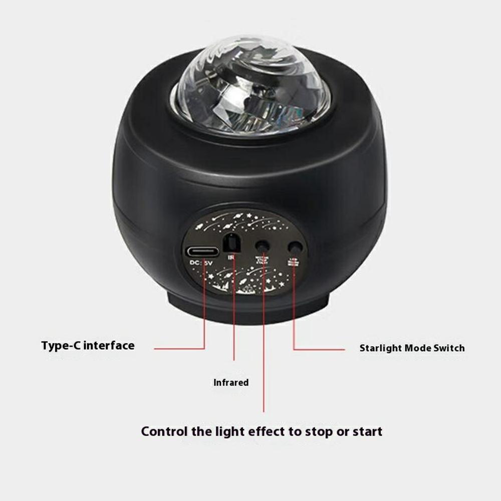 M1 Galaxy Star Projector Light Bluetooth-compatible Speaker Rotating Aurora Night Lamp with Timer A
M1 Galaxy Star Projector Light Bluetooth-compatible Speaker Rotating Aurora Night Lamp with Timer A