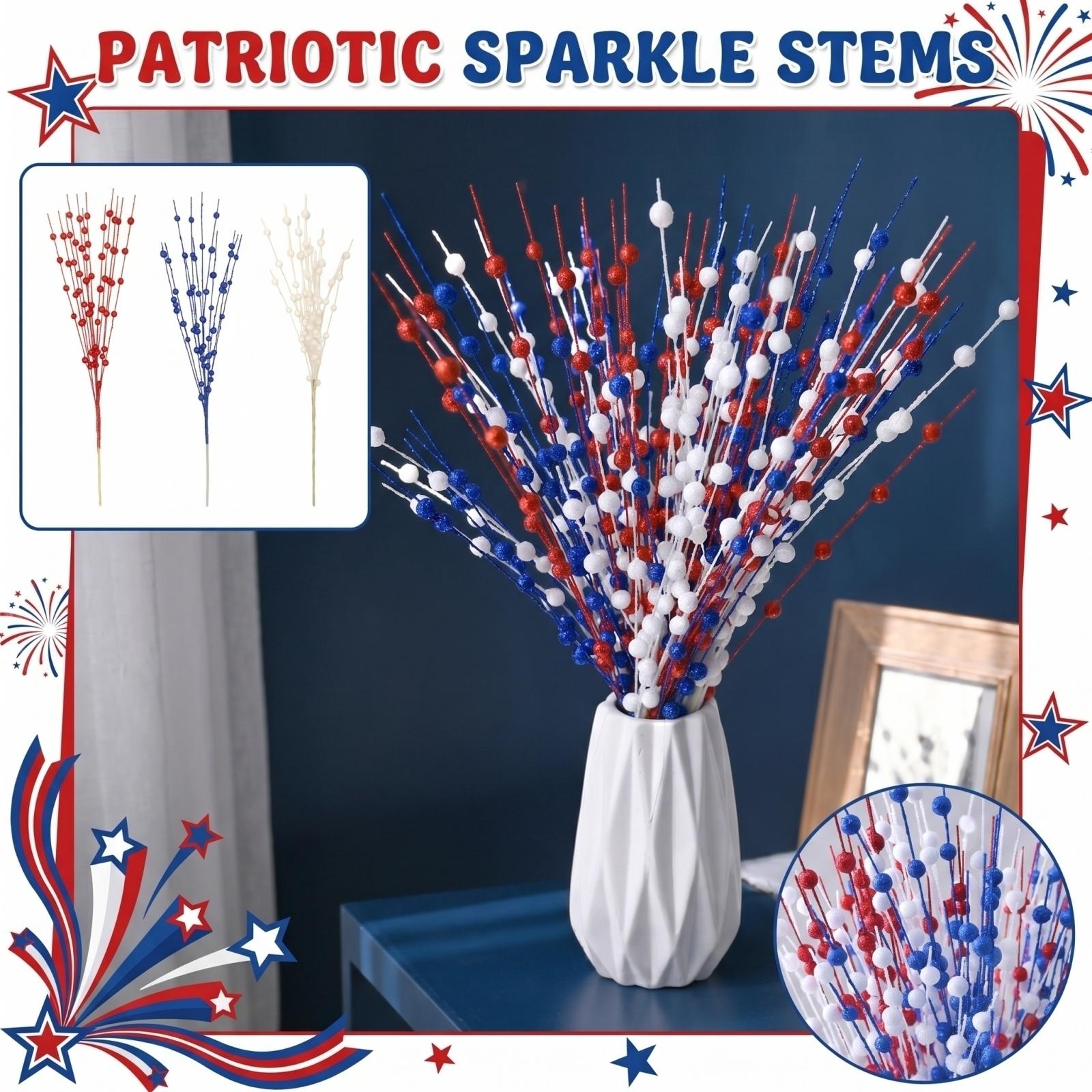 Independence Day Branch Ornament For Home And Indoor Parties, Gold Powder Ball Branches, Holiday Decorations, Bundles One Size
Independence Day Branch Ornament For Home And Indoor Parties, Gold Powder Ball Branches, Holiday Decorations, Bundles One Size