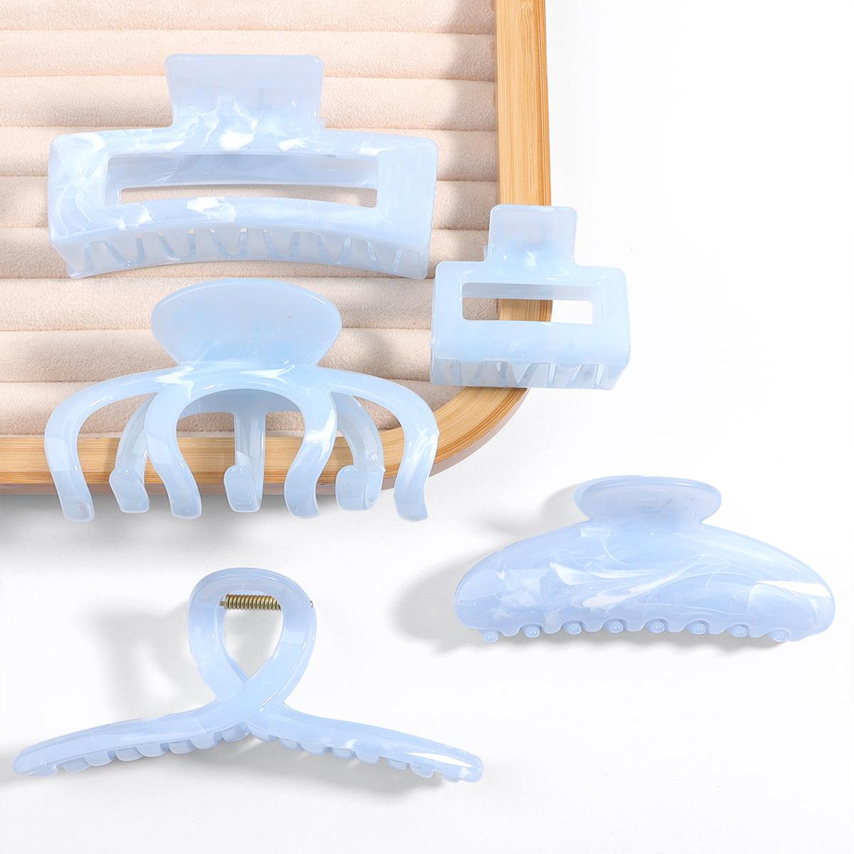 1/5pcsCream blue pan hair grab clip women s high-quality large hair clip on the back of the head shark clip headwear Size fits all
1/5pcsCream blue pan hair grab clip women s high-quality large hair clip on the back of the head shark clip headwear Size fits all