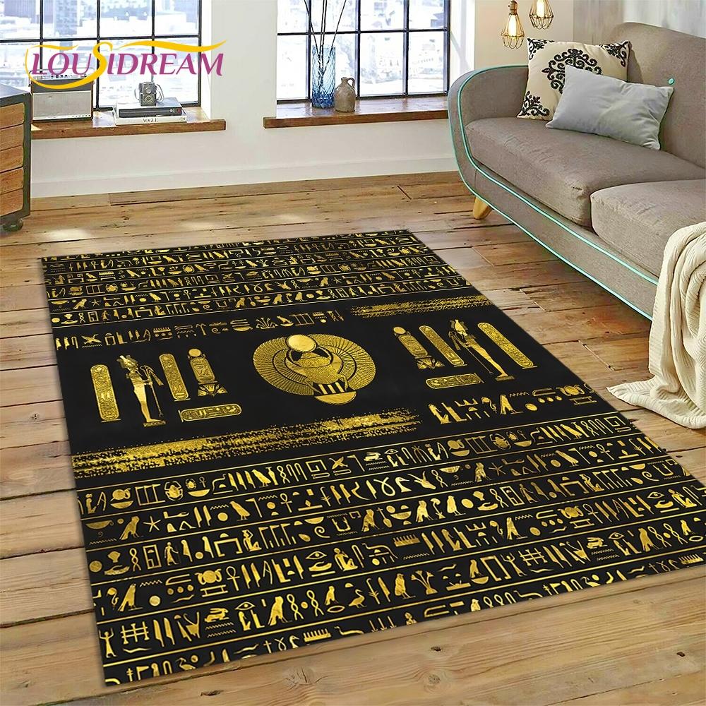 3D Pharaoh Hieroglyphic Egyptian Mythology HD Rug Carpet for Living Room Bedroom Home Decor,Non-slip Decoration for Sofa Doormat 40x60cm( 15x23in )
3D Pharaoh Hieroglyphic Egyptian Mythology HD Rug Carpet for Living Room Bedroom Home Decor,Non-slip Decoration for Sofa Doormat 40x60cm( 15x23in )