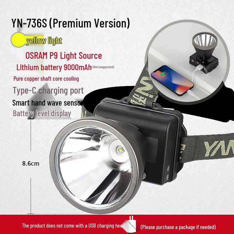 YANI Ultra-Long Endurance Rechargeable Headlamp
YANI Ultra-Long Endurance Rechargeable Headlamp