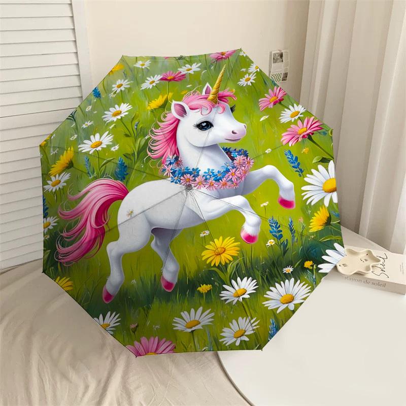 1PC Unicorn Flowers Umbrella-8-Rib Reinforced, Automatic Open, Lightweight & Durable, Fashion Accessory for Outdoor-D348
1PC Unicorn Flowers Umbrella-8-Rib Reinforced, Automatic Open, Lightweight & Durable, Fashion Accessory for Outdoor-D348
