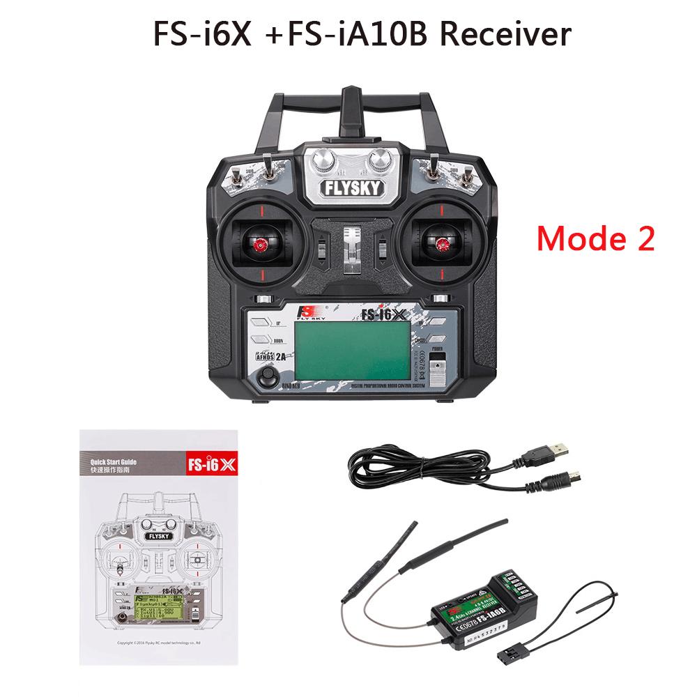 Flysky FS-i6X 2,4 ГГц 10-канальний AFHDS 2A RC-передавач з приймачем FS-IA6B FS-X6B FS-iA10B для RC-дрона, літака, вертольота, Режим 2
Flysky FS-i6X 2,4 ГГц 10-канальний AFHDS 2A RC-передавач з приймачем FS-IA6B FS-X6B FS-iA10B для RC-дрона, літака, вертольота, Режим 2