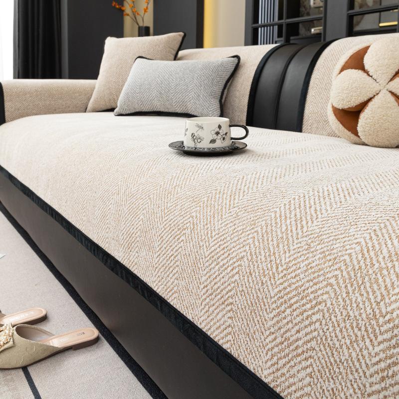 Herringbone Sofa Cushion, New French High-End Seat Cushion, Universal In All Seasons, Straight Row Sofa, Non-Slip Cover Cover Cloth 70*70cm
Herringbone Sofa Cushion, New French High-End Seat Cushion, Universal In All Seasons, Straight Row Sofa, Non-Slip Cover Cover Cloth 70*70cm