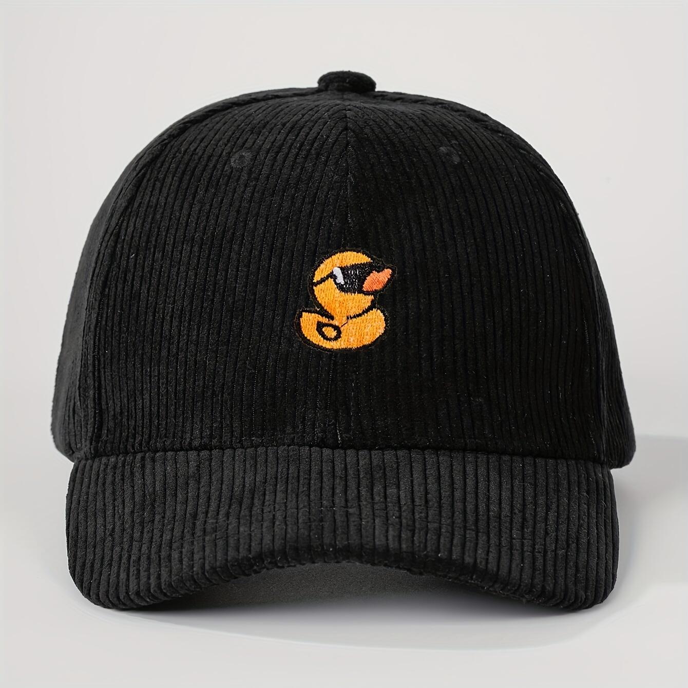 Cute Yellow Duck Corduroy Baseball Cap Embroidery Unisex Vintage Snapback Hat Outdoor Camping Fashion Gift Streetwear Daily C чорний
Cute Yellow Duck Corduroy Baseball Cap Embroidery Unisex Vintage Snapback Hat Outdoor Camping Fashion Gift Streetwear Daily C чорний