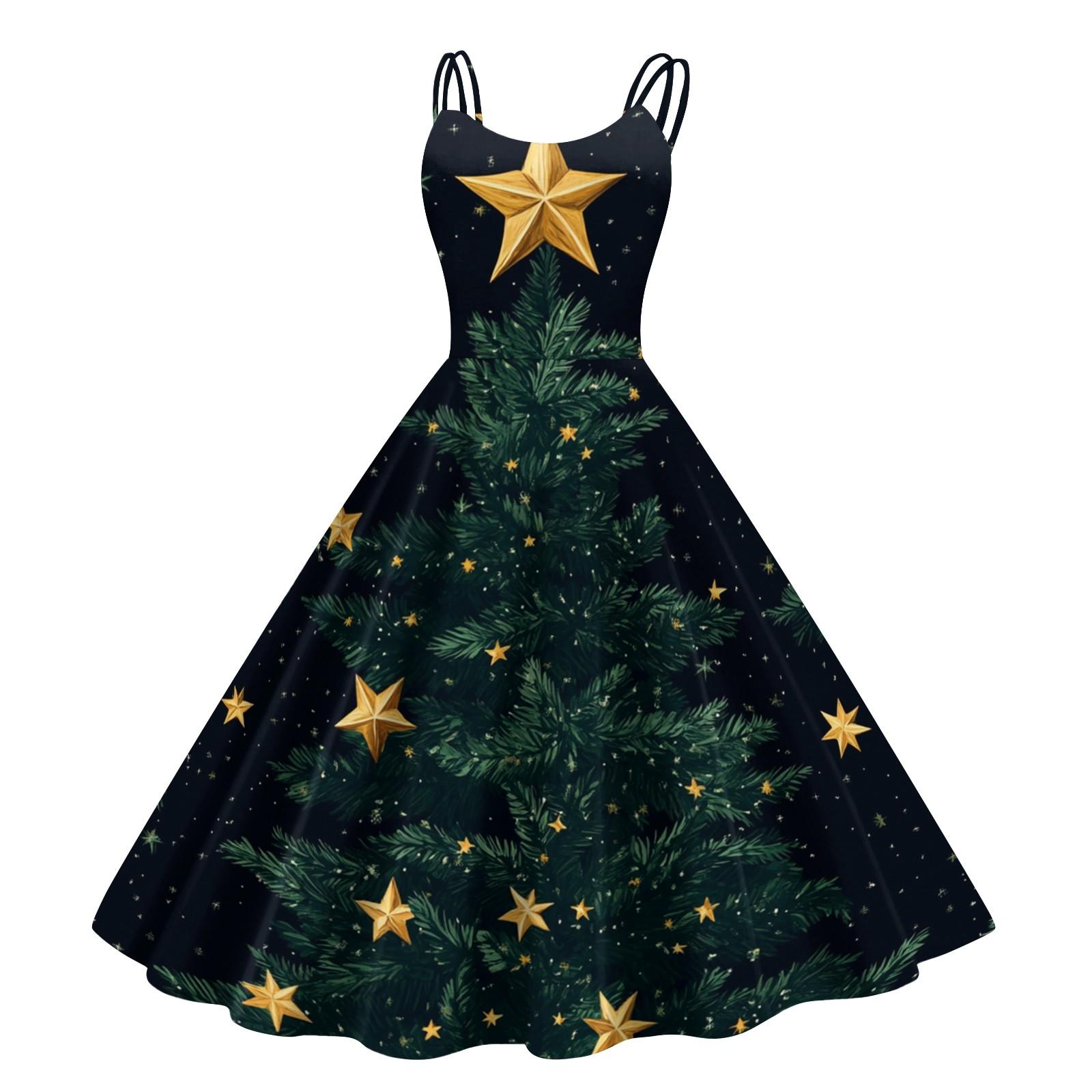 Женские рождественские подарки, напечатанная шапка Санты, сексуальное платье с открытыми плечами в стиле панк-винтаж S
Женские рождественские подарки, напечатанная шапка Санты, сексуальное платье с открытыми плечами в стиле панк-винтаж S