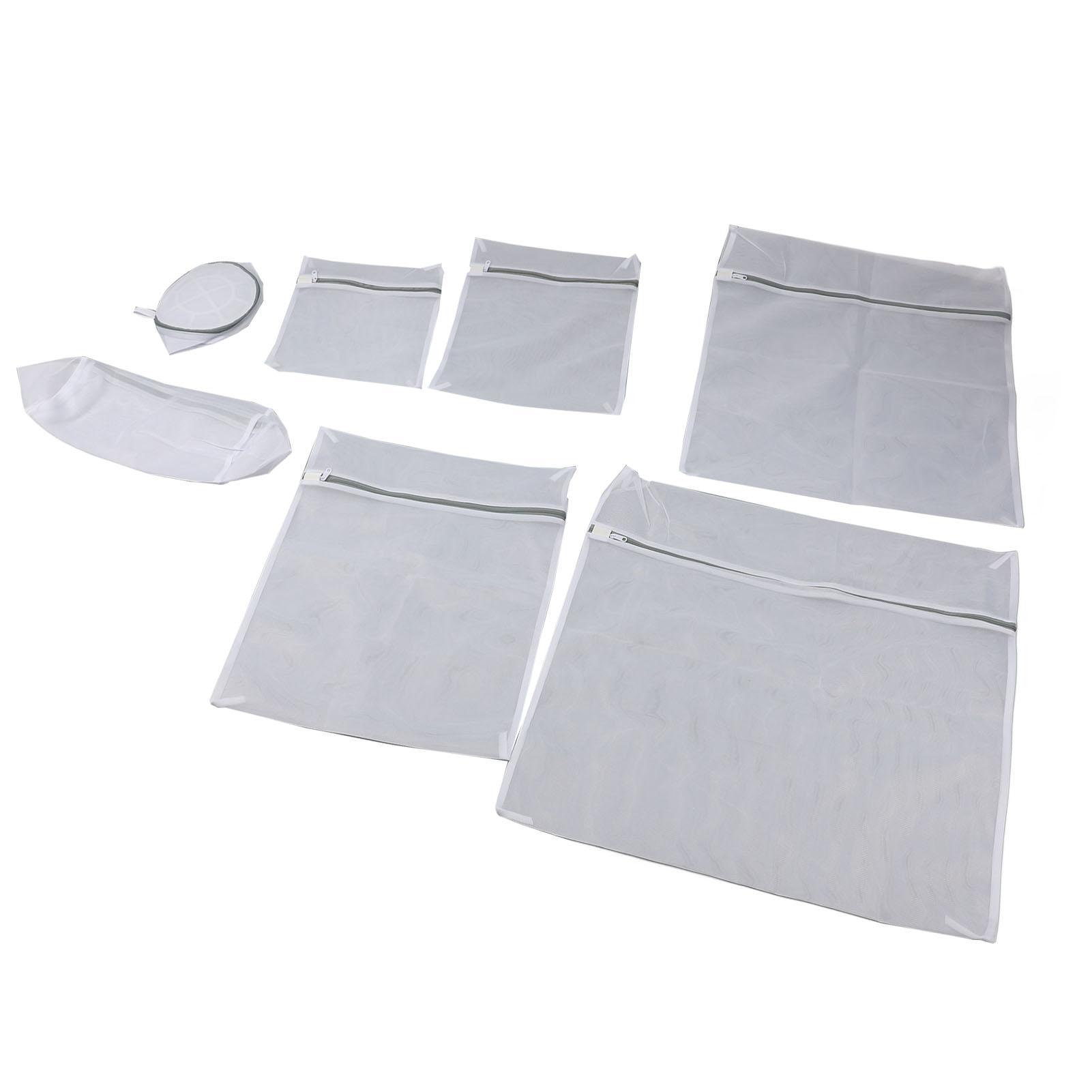 7pcs Mesh Laundry Bag Anti Deformation Reusable Thickened Polyester Auto Lock Zipper Clothing Washing Bag for Sweater Underwear
7pcs Mesh Laundry Bag Anti Deformation Reusable Thickened Polyester Auto Lock Zipper Clothing Washing Bag for Sweater Underwear