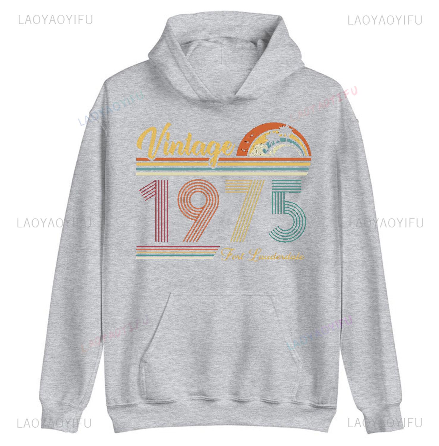Vintage 1975 Sweatshirt Birthday Hoodies Custom Birthday Trip Outfit 50th Squad Hoodie Retro Pullover Group Stylish Hoody 3XL
Vintage 1975 Sweatshirt Birthday Hoodies Custom Birthday Trip Outfit 50th Squad Hoodie Retro Pullover Group Stylish Hoody 3XL