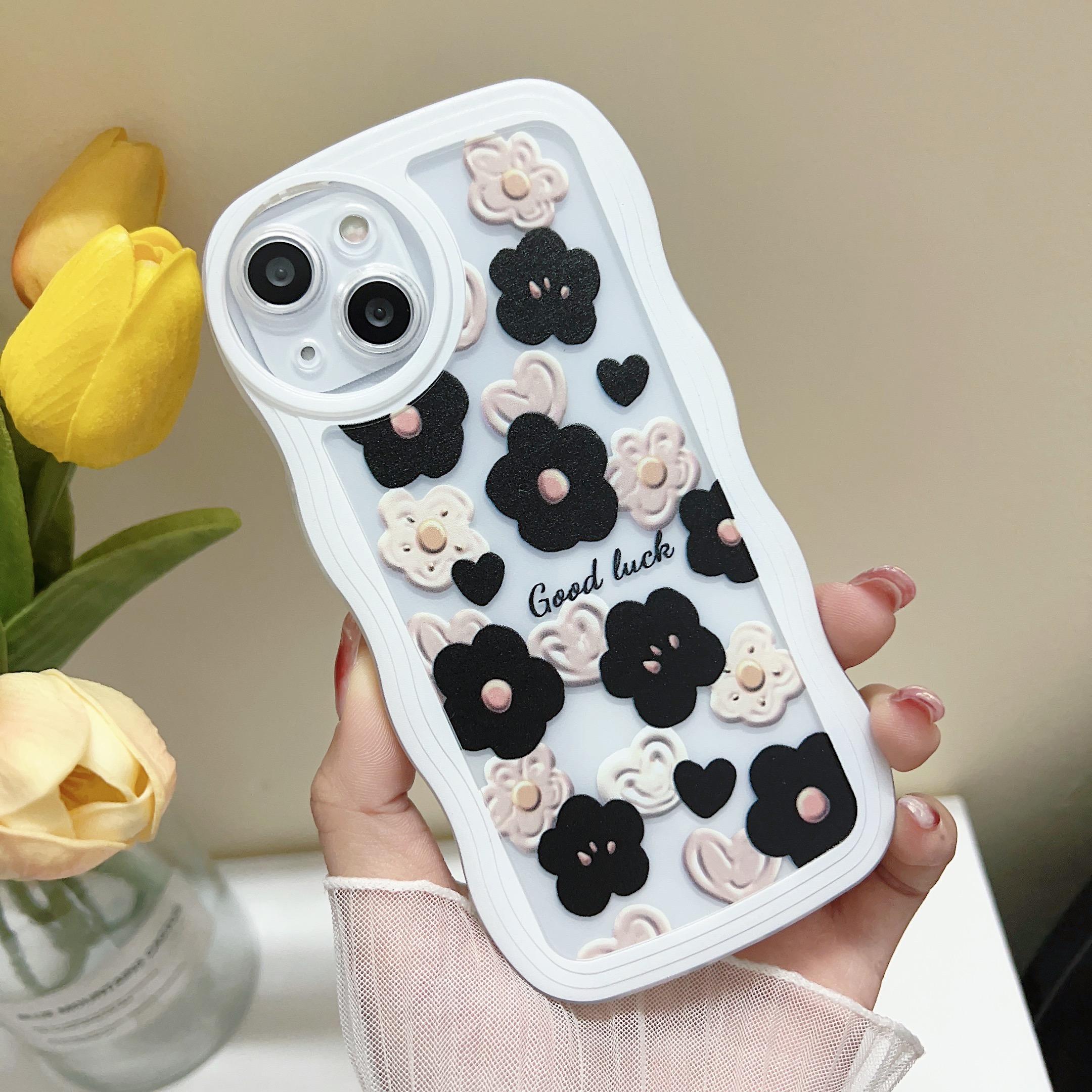 Прозрачный силиконовый чехол с волнистым краем для Xiaomi Redmi Note 10 11 12 iPhone 15 14 13 11 Samsung A14 A24 A34 A54 Funda, чехол с черными и белыми цветами Realme 8 (4G)/Realme 8 Pro (4G)
Прозрачный силиконовый чехол с волнистым краем для Xiaomi Redmi Note 10 11 12 iPhone 15 14 13 11 Samsung A14 A24 A34 A54 Funda, чехол с черными и белыми цветами Realme 8 (4G)/Realme 8 Pro (4G)