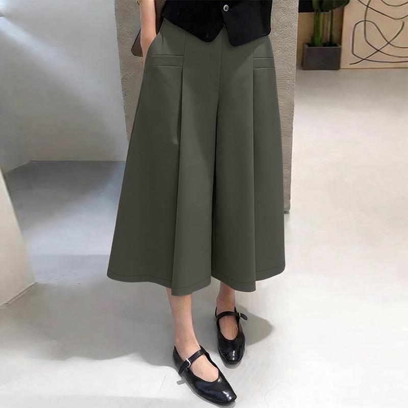 ZANZEA Women Casual Elastic Waist Solid Color Loose Wide Leg Capris Pants 5XL сірий колір
ZANZEA Women Casual Elastic Waist Solid Color Loose Wide Leg Capris Pants 5XL сірий колір