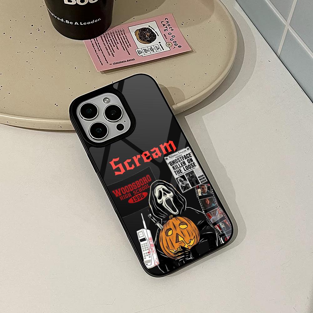 Halloween S-screams Phone Case for Iphone 17 16 15 14 Air 13 12 11 Pro Max Mini Plus Fundas Shell PC+TPU Cover iPhone 16 Pro
Halloween S-screams Phone Case for Iphone 17 16 15 14 Air 13 12 11 Pro Max Mini Plus Fundas Shell PC+TPU Cover iPhone 16 Pro