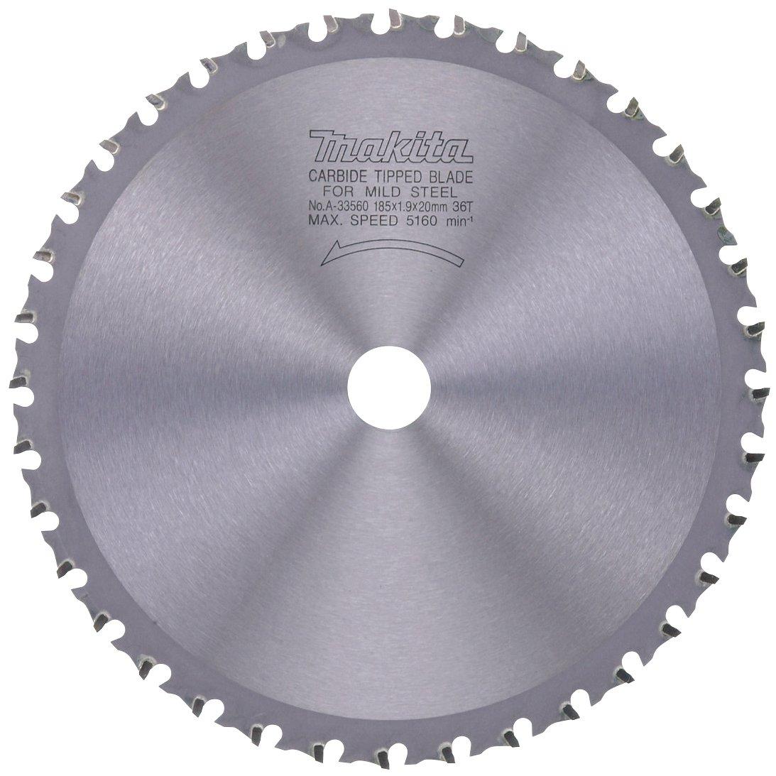 Makita Carbide Tipped Circular Saw Blade A-33560 185mm Outer Diameter 36 Teeth for Soft Steel
Makita Carbide Tipped Circular Saw Blade A-33560 185mm Outer Diameter 36 Teeth for Soft Steel