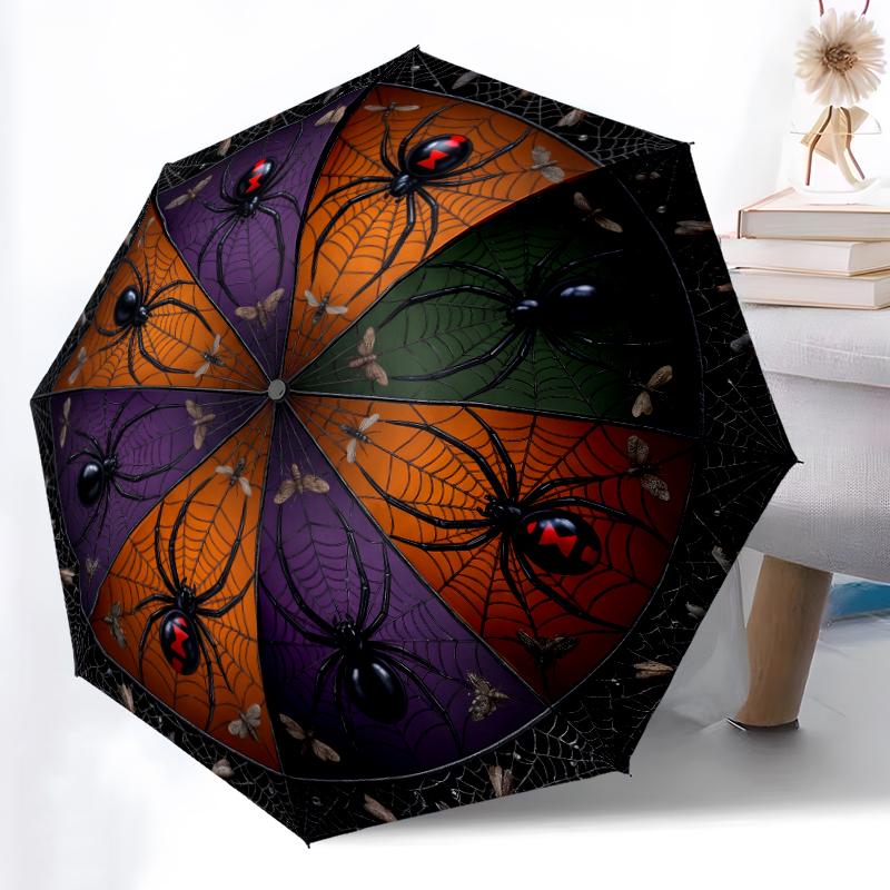 1pc Sturdy 8-Bone Auto Umbrella, Cool Multitone Block Night Spiders Umbrella, Digital Printed, Foldable Umbrella for On-the-Go Outdoor Use
1pc Sturdy 8-Bone Auto Umbrella, Cool Multitone Block Night Spiders Umbrella, Digital Printed, Foldable Umbrella for On-the-Go Outdoor Use