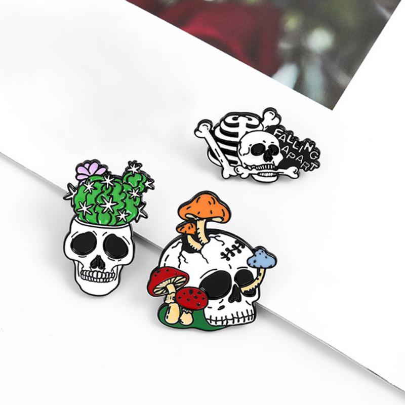 Хеллоуїн Череп Тушкована голка Гриб Кактус Віск Підсвічник Сплав Краплі фарби Олія покращує прикраси 
Хеллоуїн Череп Тушкована голка Гриб Кактус Віск Підсвічник Сплав Краплі фарби Олія покращує прикраси