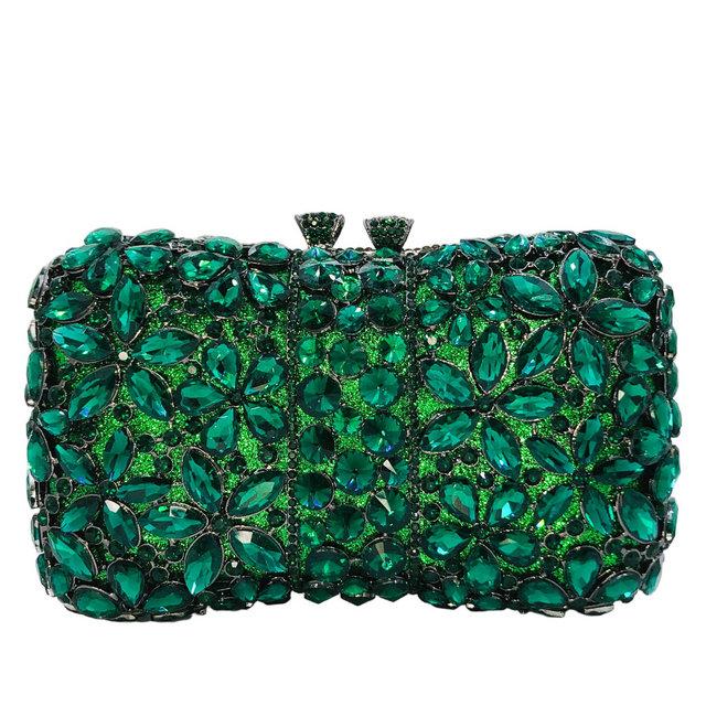 Boutique De FGG Flower Clutch Purses for Women Rhinestone Clutch Bags Formal Evening Handbags Party Dinner Crystal Clutch Bag Mini Clutch
Boutique De FGG Flower Clutch Purses for Women Rhinestone Clutch Bags Formal Evening Handbags Party Dinner Crystal Clutch Bag Mini Clutch