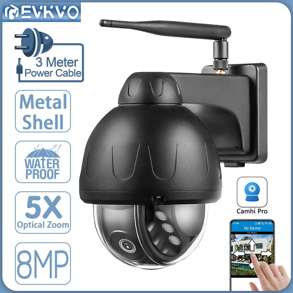 EVKVO уличная металлическая 5MP PTZ WIFI беспроводная IP-камера наблюдения Securtiy AI обнаружение человека ИК ночного видения ONVIF NVR CCTV
EVKVO уличная металлическая 5MP PTZ WIFI беспроводная IP-камера наблюдения Securtiy AI обнаружение человека ИК ночного видения ONVIF NVR CCTV
