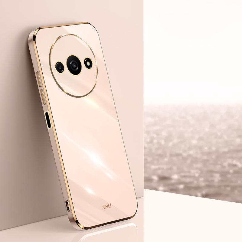 XINLI For Xiaomi Redmi A3 4G/Poco C61 4G TPU Case Precise Cut-Outs Lens Protection Electroplating Phone Cover Black
XINLI For Xiaomi Redmi A3 4G/Poco C61 4G TPU Case Precise Cut-Outs Lens Protection Electroplating Phone Cover Black