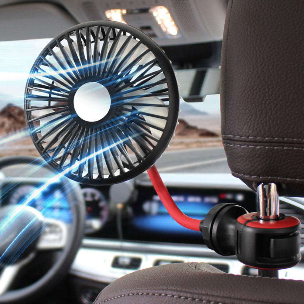 Car Seat Back Cooling Fan 3 Gear Adjustable Flexible Car Fan 360 Degree Rotation Auto Headrest USB Ventilation Fan Neck Cooler
Car Seat Back Cooling Fan 3 Gear Adjustable Flexible Car Fan 360 Degree Rotation Auto Headrest USB Ventilation Fan Neck Cooler