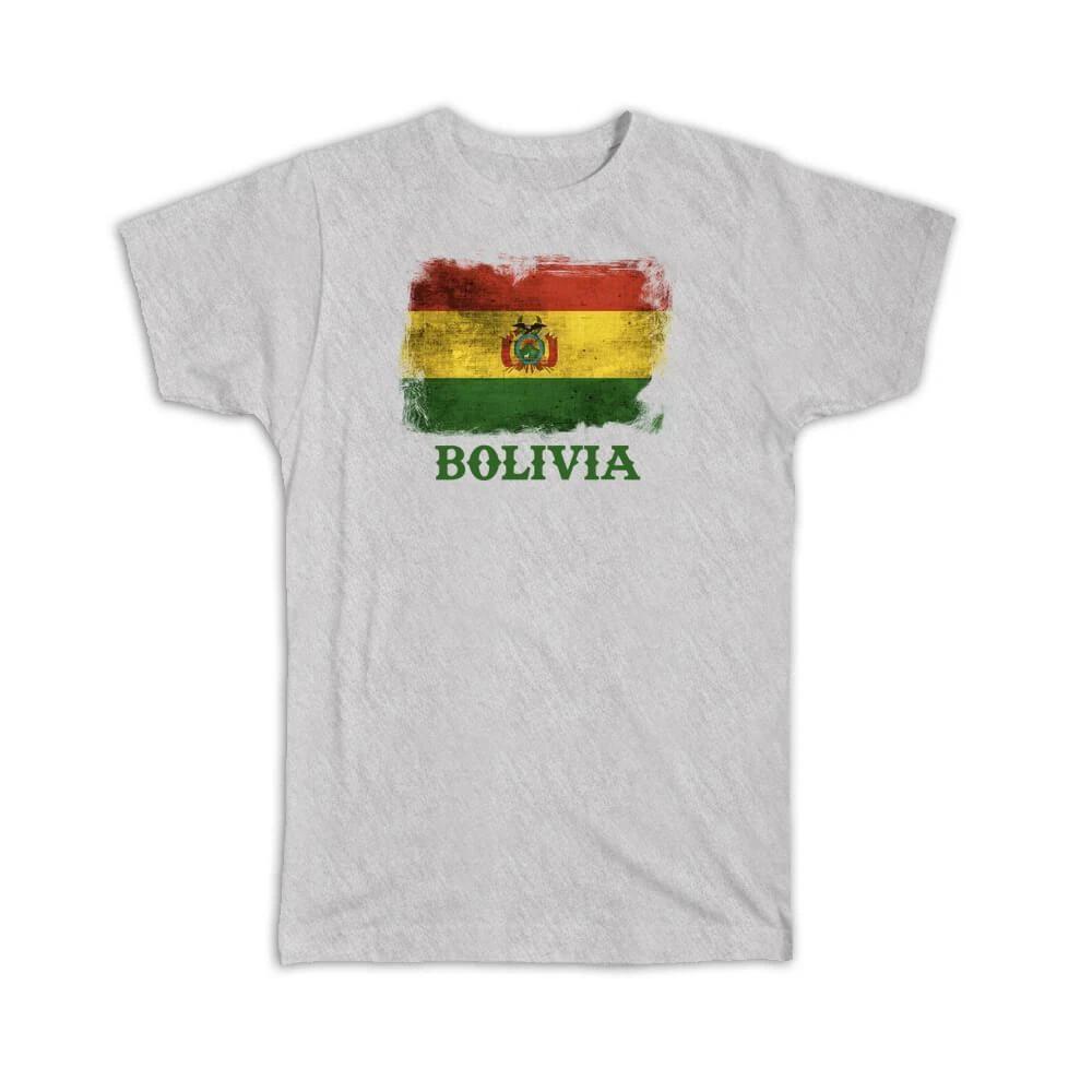Gift T-Shirt : Bolivia Bolivian Flag Distressed South American Latin Country S
Gift T-Shirt : Bolivia Bolivian Flag Distressed South American Latin Country S