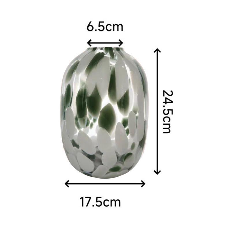 Translucent Ink Wash Abstract Glass Vase: Vintage-Style Hydroponic Flower Ornament
Translucent Ink Wash Abstract Glass Vase: Vintage-Style Hydroponic Flower Ornament