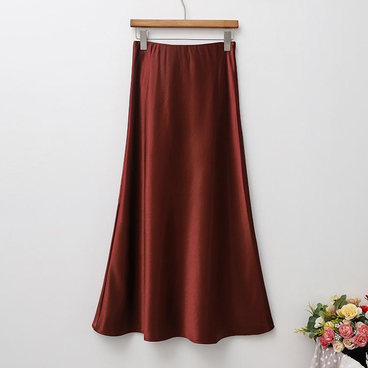 Французская атласная миди-юбка А-силуэта с высокой талией для женщин - Осенняя коллекция M
Французская атласная миди-юбка А-силуэта с высокой талией для женщин - Осенняя коллекция M