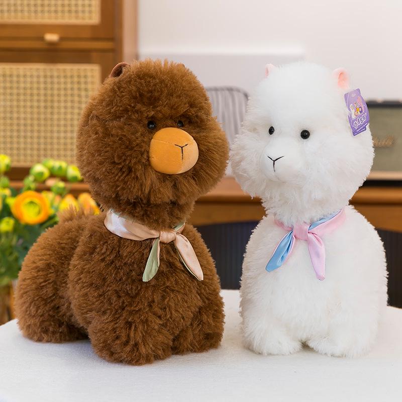 Cross-Border Alpaca Simulation Plush Pillow - Cute Lying Alpaca Doll Holiday Gift 22cm
Cross-Border Alpaca Simulation Plush Pillow - Cute Lying Alpaca Doll Holiday Gift 22cm
