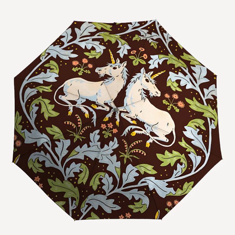 1pc Unicorn Floral Automatic Umbrella - 8-Rib Portable Folding Black Iron Frame for Outdoor, Beach, Travel, Beach Umbrella,023
1pc Unicorn Floral Automatic Umbrella - 8-Rib Portable Folding Black Iron Frame for Outdoor, Beach, Travel, Beach Umbrella,023