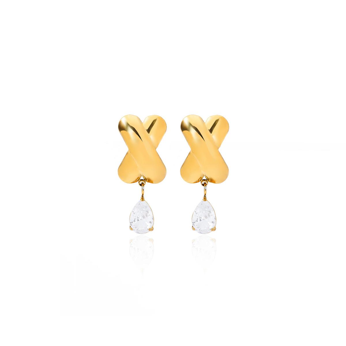 Vintage Zircon Geometric Drop Earrings For Women Gold Color Stainless Steel Earring Wedding Aesthetic Jewelry Gift
Vintage Zircon Geometric Drop Earrings For Women Gold Color Stainless Steel Earring Wedding Aesthetic Jewelry Gift