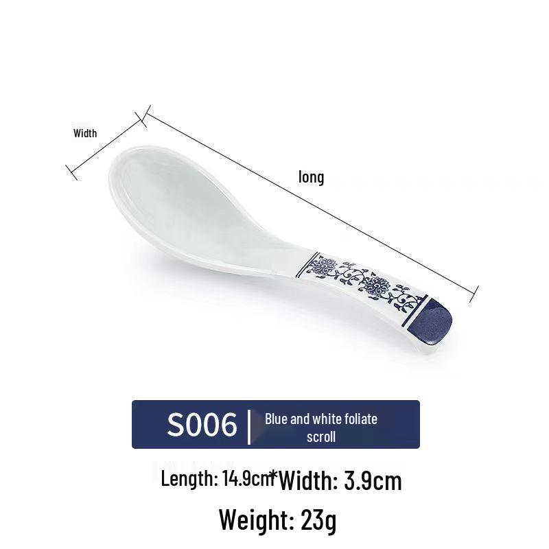 Blue & White Melamine Tableware: Imitation Porcelain Bowls, Plates, Cups, Spoons for Chinese Restaurant or Hot Pot Table Settings.
Blue & White Melamine Tableware: Imitation Porcelain Bowls, Plates, Cups, Spoons for Chinese Restaurant or Hot Pot Table Settings.