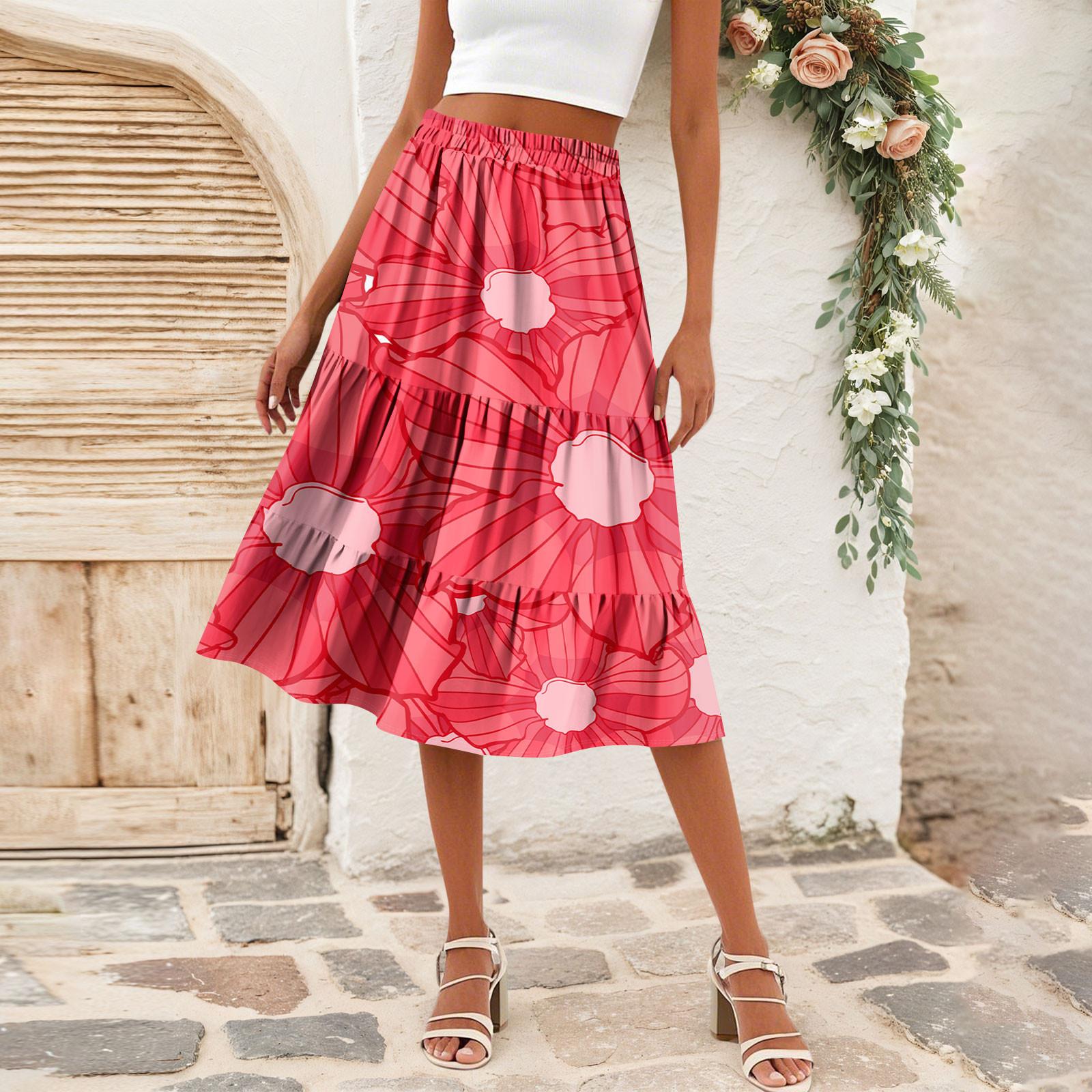 Женская повседневная юбка А-силуэта с высокой талией, юбка в полоску с принтом в горошек и карманами XL арбуз красный
Женская повседневная юбка А-силуэта с высокой талией, юбка в полоску с принтом в горошек и карманами XL арбуз красный