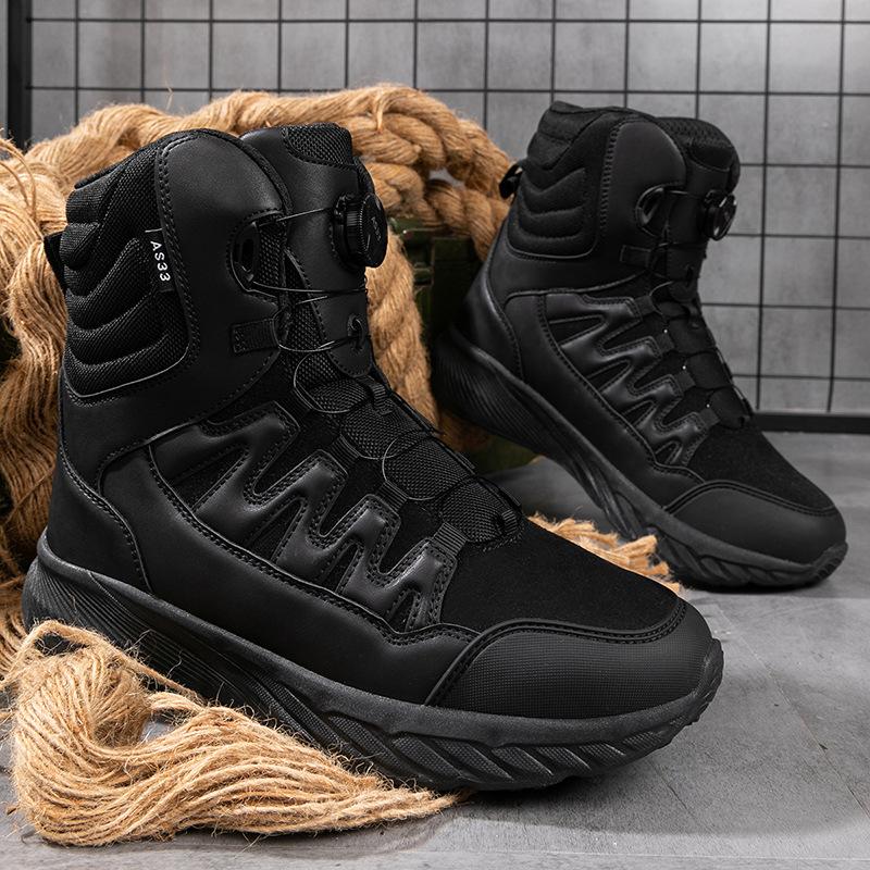 Plus Size Military & Hiking Combat Boots - Wear-Resistant, Outdoor Desert & Mountaineering Footwear. Size 45 чорний
Plus Size Military & Hiking Combat Boots - Wear-Resistant, Outdoor Desert & Mountaineering Footwear. Size 45 чорний