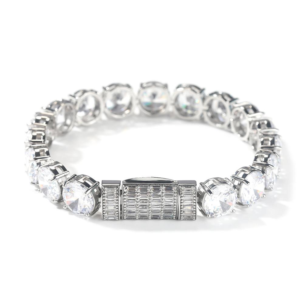 THE BLING KING Round Cut 10mm Tennis Chain Bracelet Prong Setting AAAAA+ Cubic Zirconia For Men Rock Hiphop Jewelry 7inch серебряный
THE BLING KING Round Cut 10mm Tennis Chain Bracelet Prong Setting AAAAA+ Cubic Zirconia For Men Rock Hiphop Jewelry 7inch серебряный