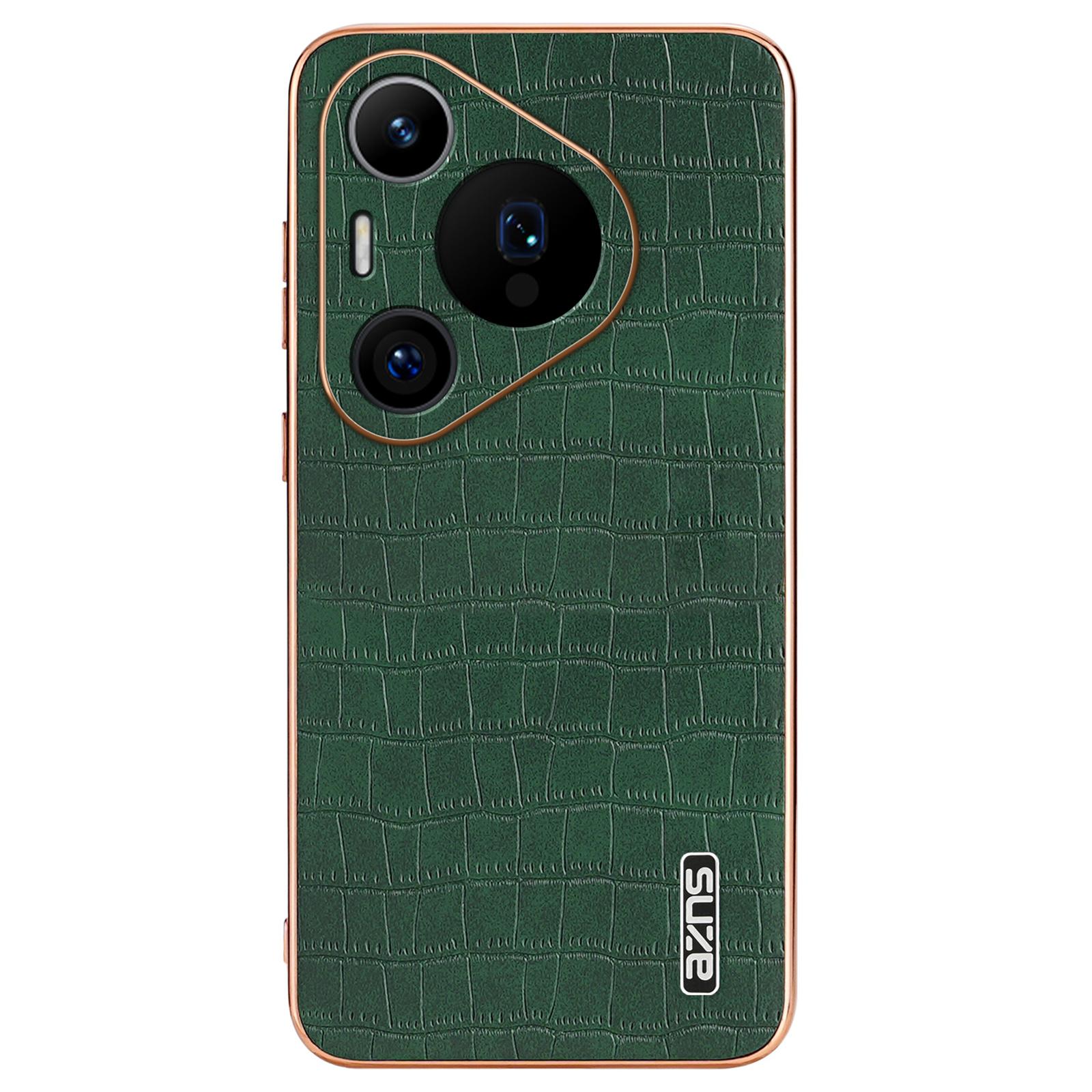 AZNS For Huawei Pura 70 Pro/Pura 70 Pro+ Case PU Leather Coated TPU Electroplating Phone Cover Green
AZNS For Huawei Pura 70 Pro/Pura 70 Pro+ Case PU Leather Coated TPU Electroplating Phone Cover Green