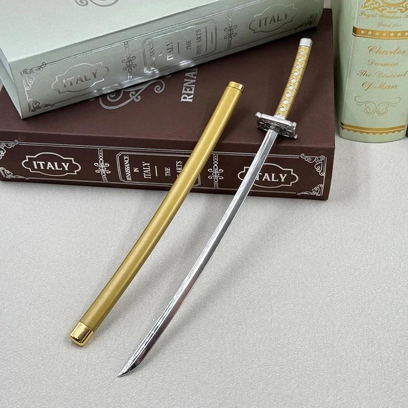 26cm Bleach Anime Replica Zanpakutō Los Lobos Katana Metal WeaponsModel Coyote Starrk 1:6 Action Figure Accessory Decoration Toy
26cm Bleach Anime Replica Zanpakutō Los Lobos Katana Metal WeaponsModel Coyote Starrk 1:6 Action Figure Accessory Decoration Toy