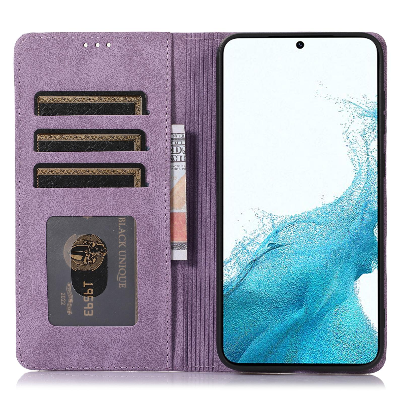 For Samsung Galaxy S25/S24 Wallet Phone Cover TPU+PU Leather Slim-Fit Phone Case with Stand Black
For Samsung Galaxy S25/S24 Wallet Phone Cover TPU+PU Leather Slim-Fit Phone Case with Stand Black