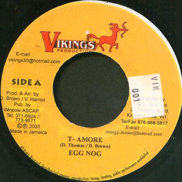 7inch Record EGG NOG - T-Amore NONE Vikings Product 2003 Jamaica Reggae, Ska & Dub Used
7inch Record EGG NOG - T-Amore NONE Vikings Product 2003 Jamaica Reggae, Ska & Dub Used