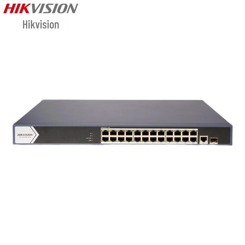 HIKVISION 26-Port Full Gigabit High-Power PoE Switch CN plug (adapter included)
HIKVISION 26-Port Full Gigabit High-Power PoE Switch CN plug (adapter included)