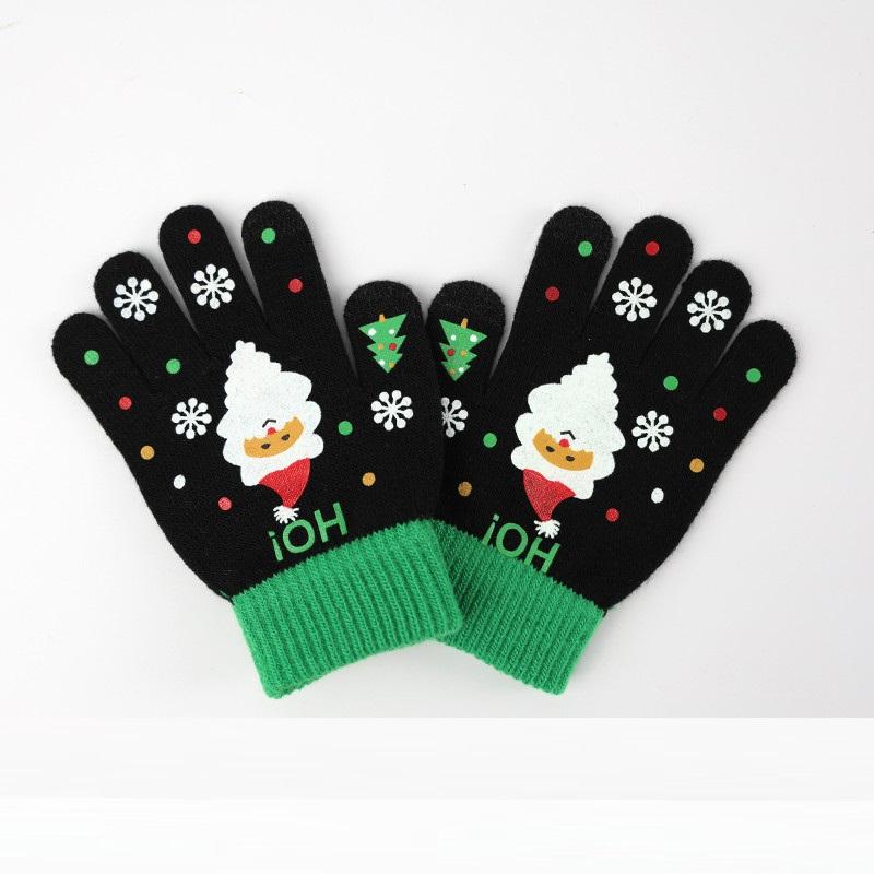 Winter Children Christmas Gloves Boys Girls Cycling Gloves Kids Warm Five Fingers Touchscreen Knitted Gloves 7-10Y чорний
Winter Children Christmas Gloves Boys Girls Cycling Gloves Kids Warm Five Fingers Touchscreen Knitted Gloves 7-10Y чорний