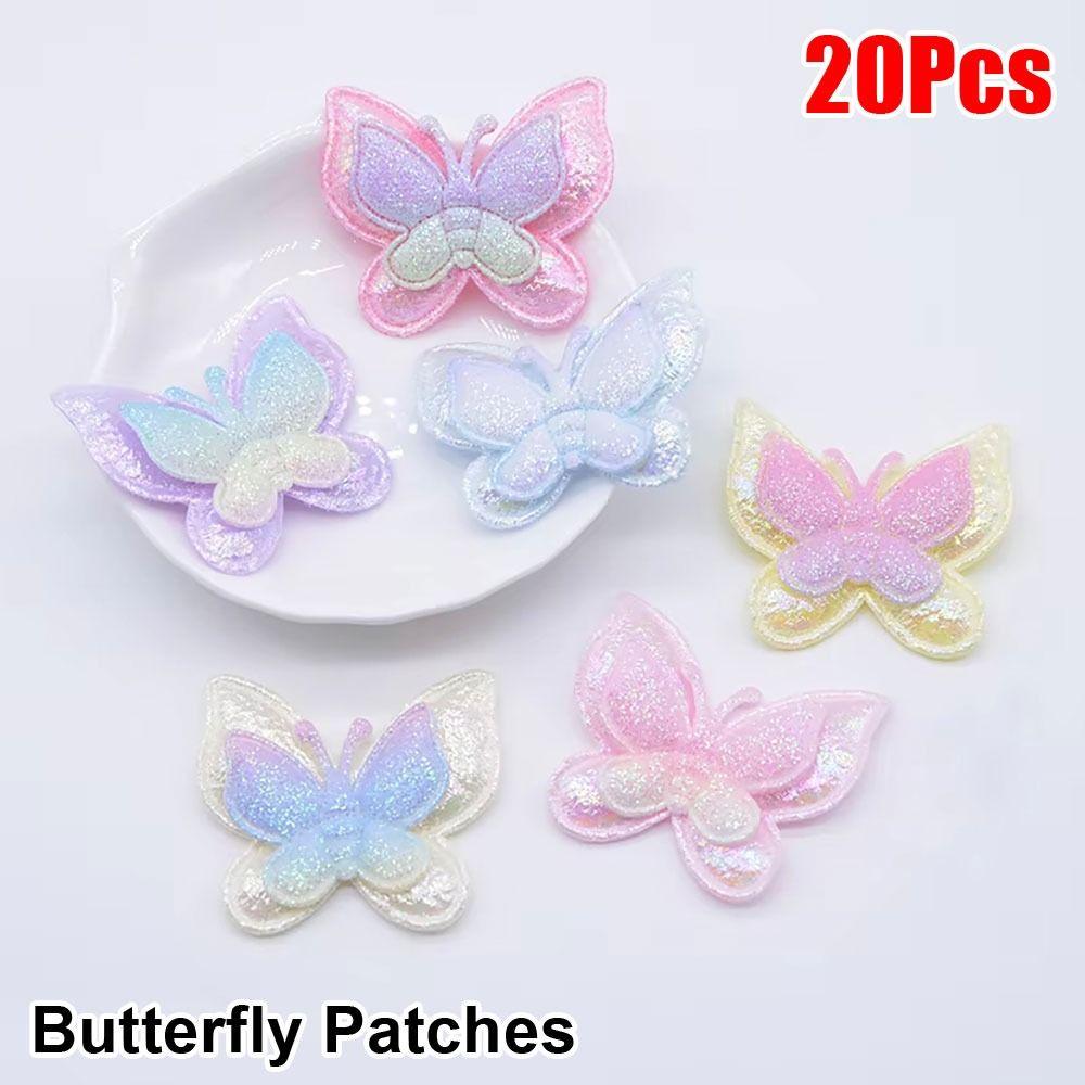 20Pcs 40x35mm Padded Applliques Double Layers Clothes Patches for Headwear Hair Clips Bow Decor 20Pcs Yellow 
20Pcs 40x35mm Padded Applliques Double Layers Clothes Patches for Headwear Hair Clips Bow Decor 20Pcs Yellow
