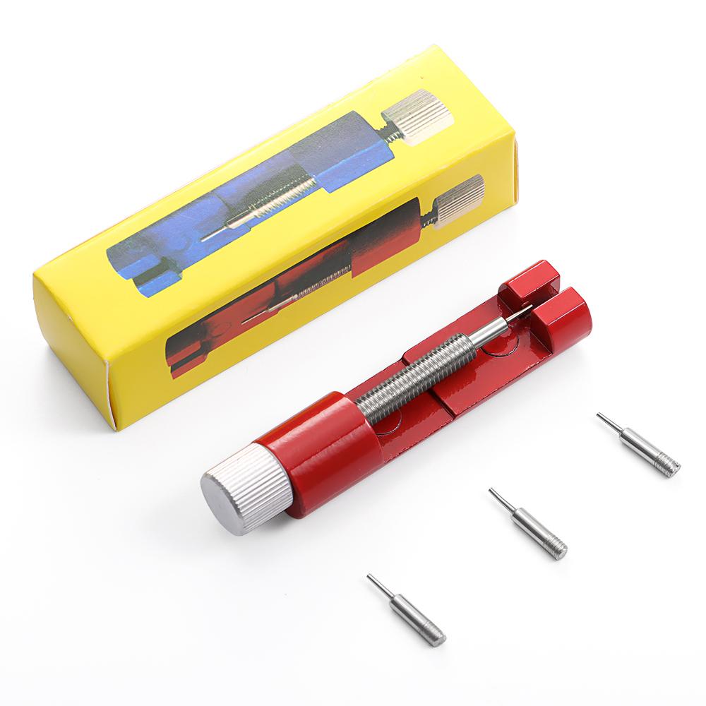 Metal Watch Strap Adjust Length Link Pin Remover Repair Tool Kit for Watchmakers with Pack of 3 Extra Pins Mini Watchband Tools червоний
Metal Watch Strap Adjust Length Link Pin Remover Repair Tool Kit for Watchmakers with Pack of 3 Extra Pins Mini Watchband Tools червоний