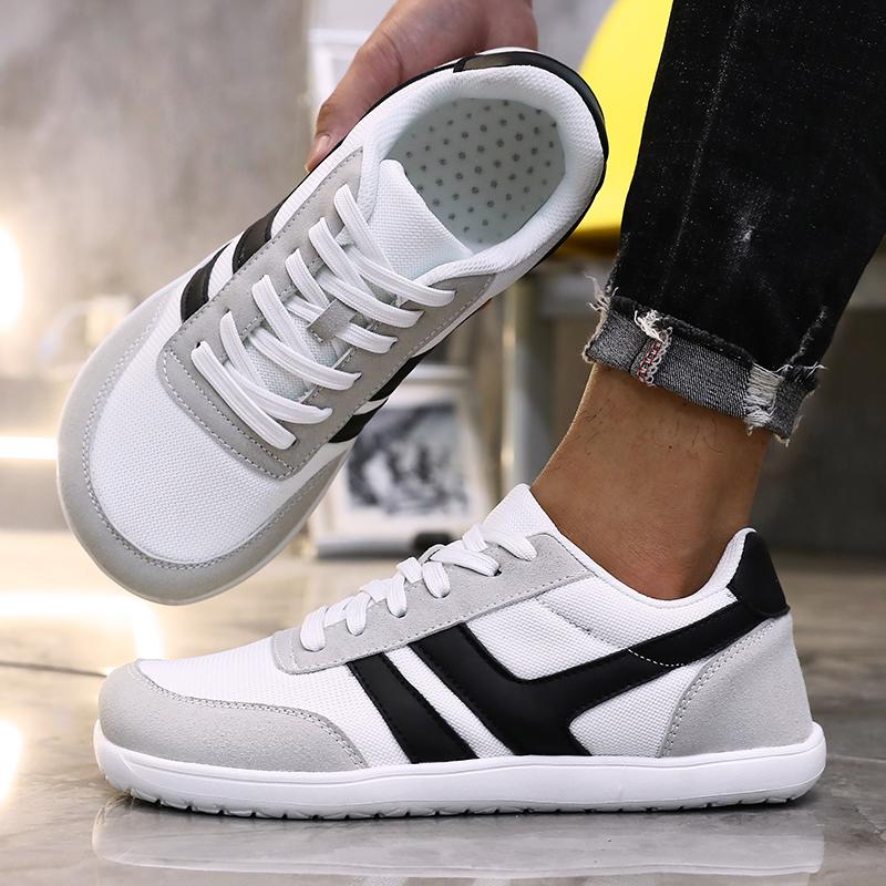 Men s Wide Version Barefoot Shoes Meshsneakers Simple Soft Sole Lightweight Walking Shoes Outdoor Lace Up Tennis Shoes Wide Feet 39
Men s Wide Version Barefoot Shoes Meshsneakers Simple Soft Sole Lightweight Walking Shoes Outdoor Lace Up Tennis Shoes Wide Feet 39