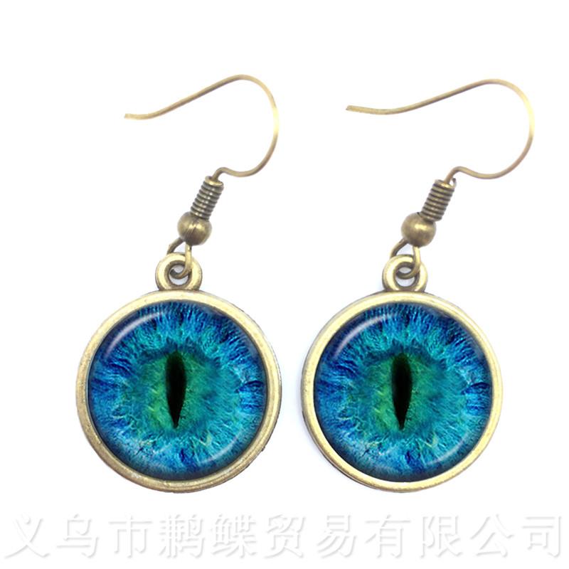 Evil Dragon Eye Earrings New Fashion Lovely Color Cat Eye Glass Cabochon Dome Handmade Drop Earrings For Women Girls Jewelry
Evil Dragon Eye Earrings New Fashion Lovely Color Cat Eye Glass Cabochon Dome Handmade Drop Earrings For Women Girls Jewelry