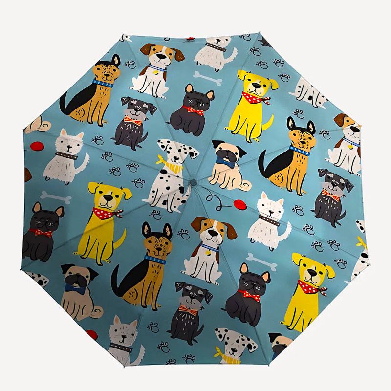 1pc dog paw print umbrella with 8 iron ribs and a plastic handle, automatic opening and closing, and daily use.1098
1pc dog paw print umbrella with 8 iron ribs and a plastic handle, automatic opening and closing, and daily use.1098