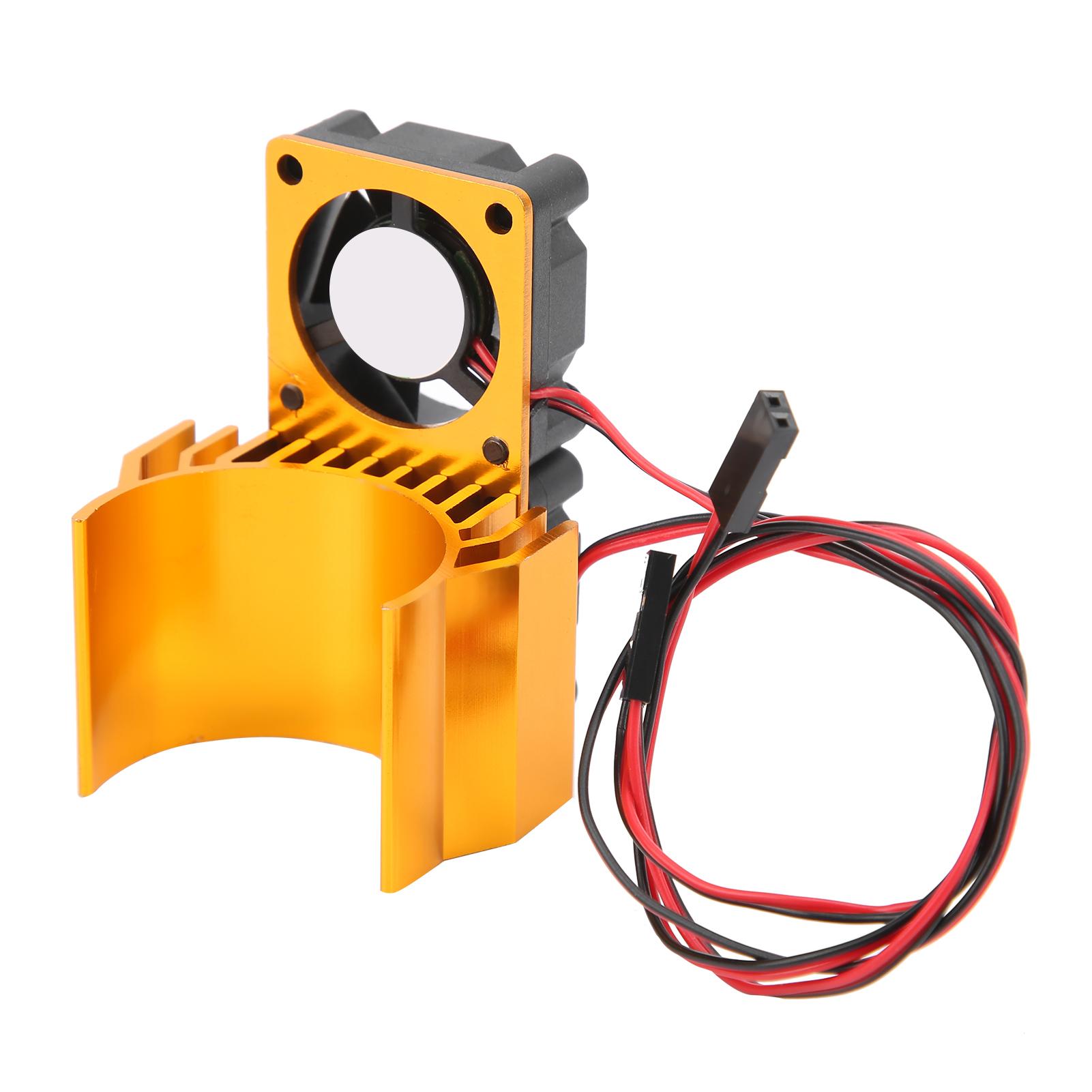 110 RC Car Motor Double Cooling Fan with Heatsink for BrushedBrushless Motor Gold
110 RC Car Motor Double Cooling Fan with Heatsink for BrushedBrushless Motor Gold
