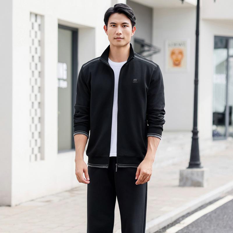 Мужской повседневный спортивный костюм большого размера - Свободный свитшот и длинные брюки, комплект для осени/весны 2XL чёрный
Мужской повседневный спортивный костюм большого размера - Свободный свитшот и длинные брюки, комплект для осени/весны 2XL чёрный